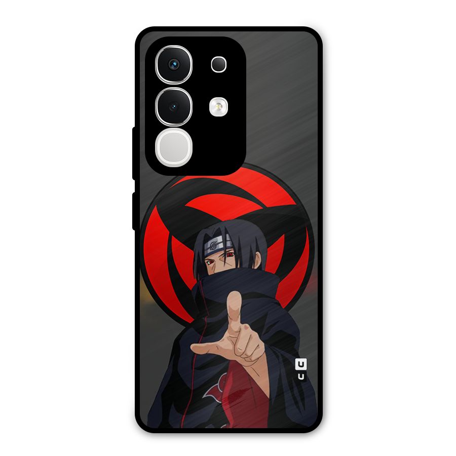 Itachi Uchiha With sharingan Metal Back Case for iQOO Z10x