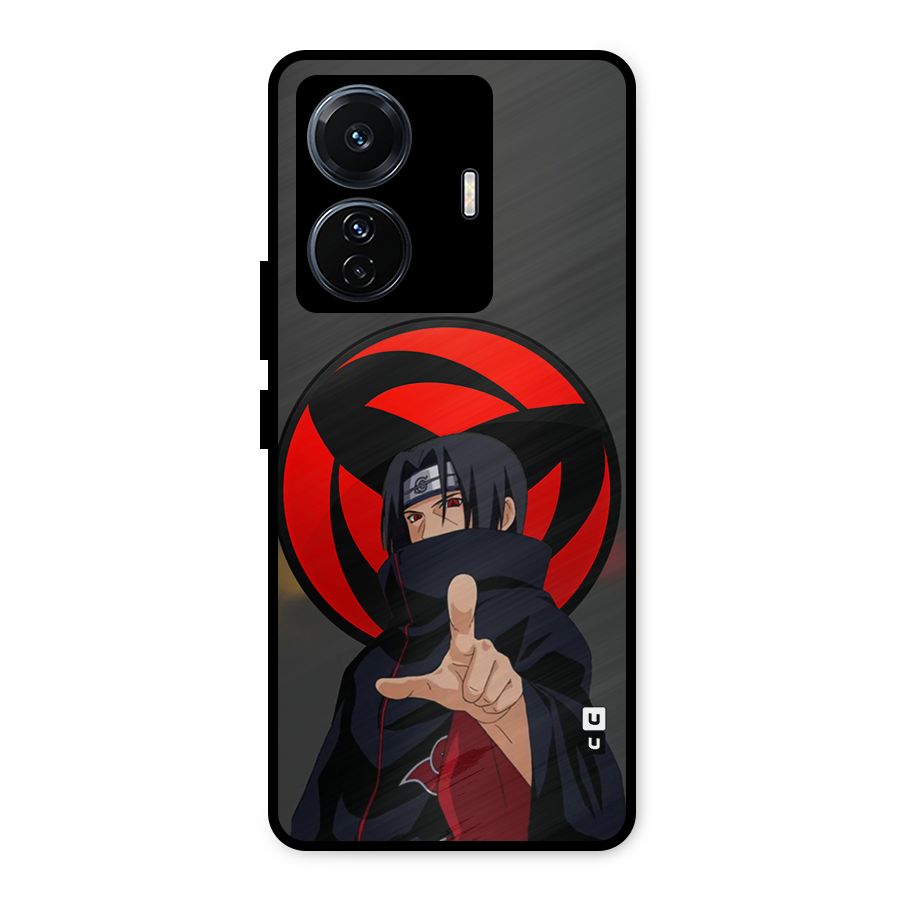 Itachi Uchiha With sharingan Metal Back Case for iQOO Z6
