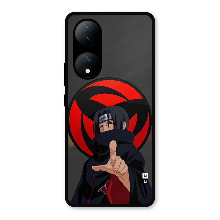 Itachi Uchiha With sharingan Metal Back Case for iQOO Z7