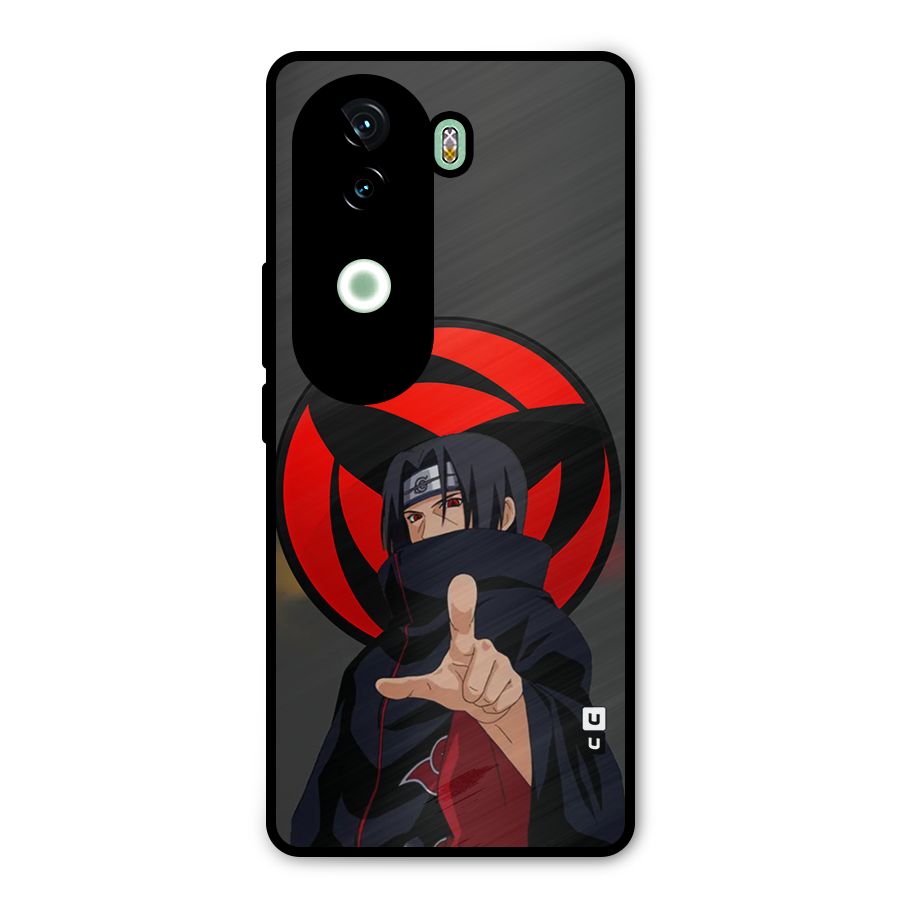 Itachi Uchiha With sharingan Metal Back Case for iQOO Z9s