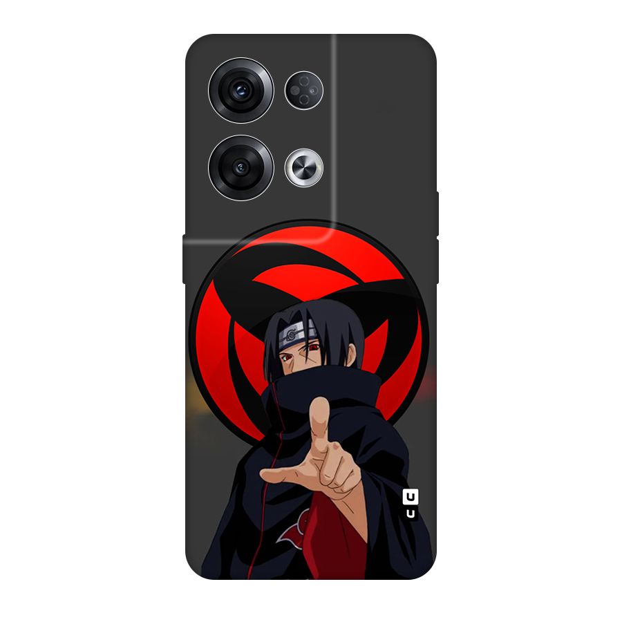 Itachi Uchiha With sharingan Original Polycarbonate Back Case for Oppo Reno8 Pro 5G
