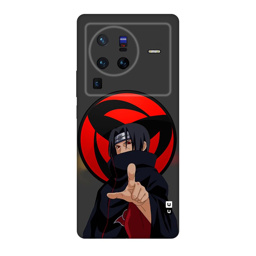 Itachi Uchiha With sharingan Original Polycarbonate Back Case for Vivo X80