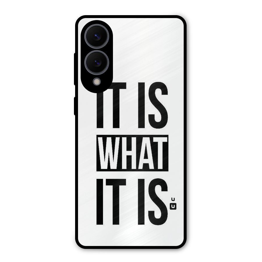 Itis What Itis Metal Back Case for Galaxy S25 Edge