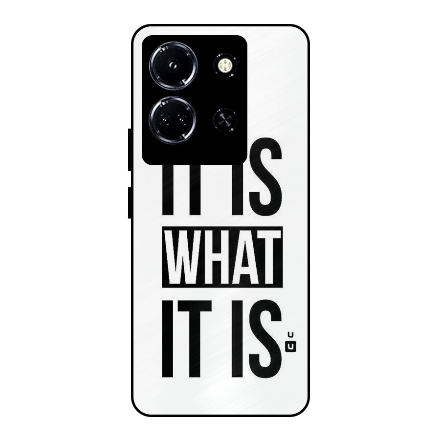 Itis What Itis Metal Back Case for Infinix Note 30 5G