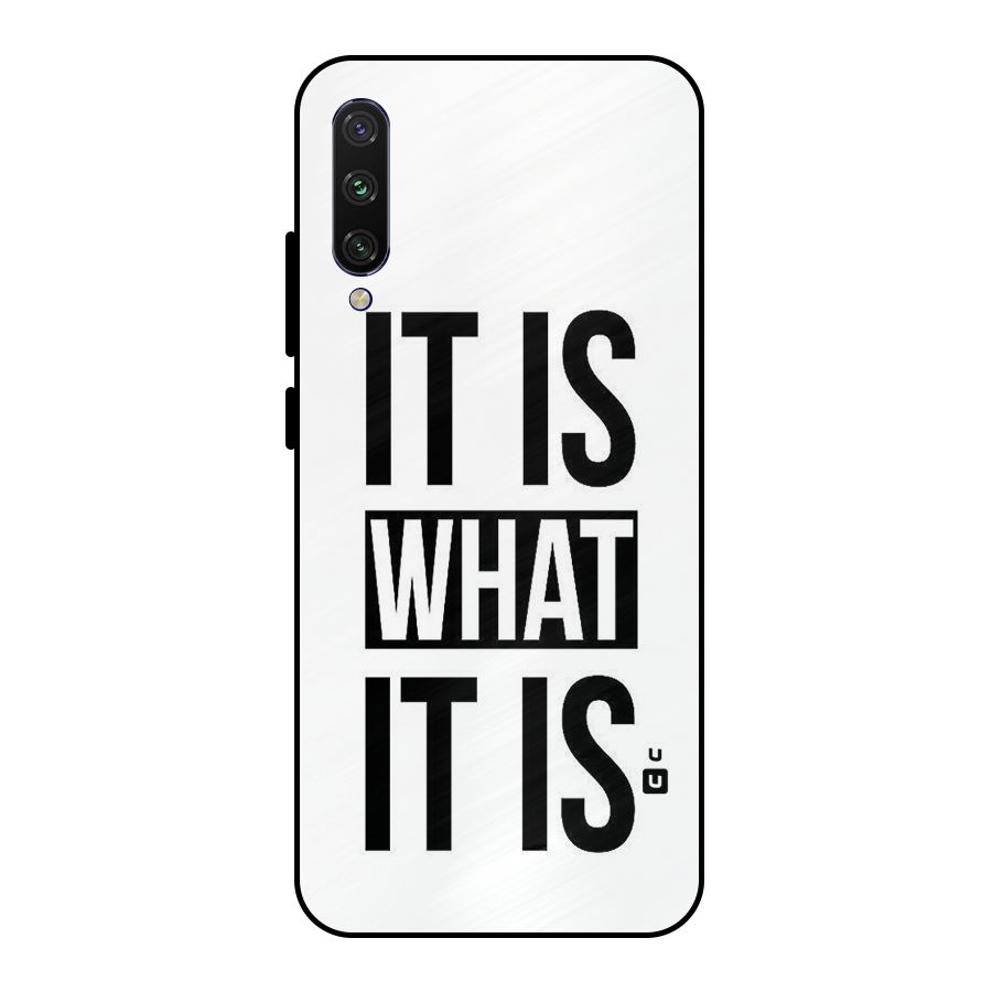 Itis What Itis Metal Back Case for Mi A3