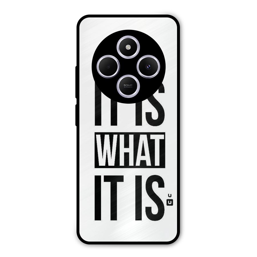 Itis What Itis Metal Back Case for Poco M7