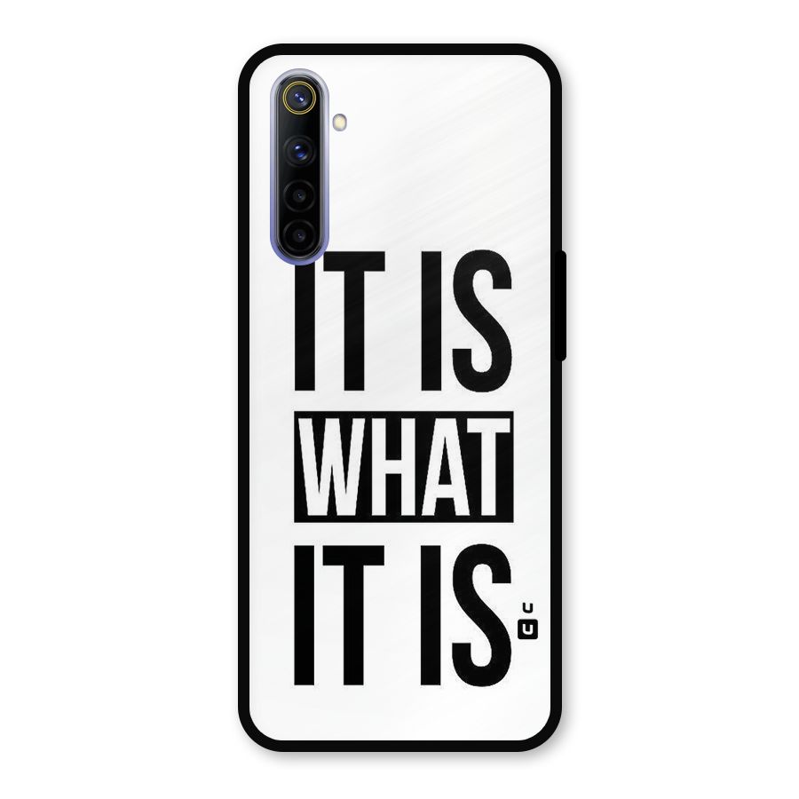 Itis What Itis Metal Back Case for Realme 6i