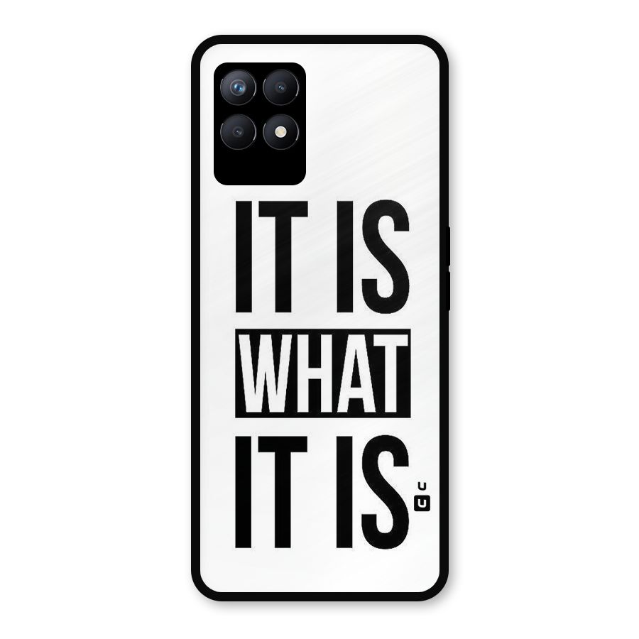 Itis What Itis Metal Back Case for Realme 8i