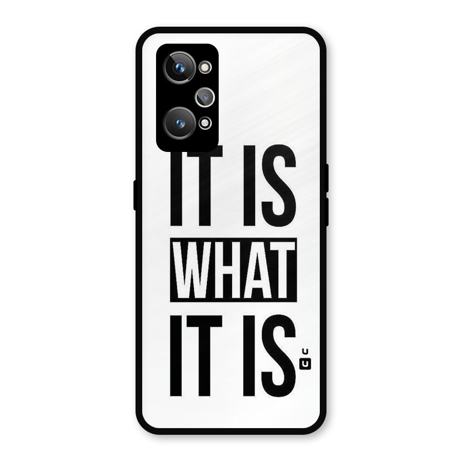 Itis What Itis Metal Back Case for Realme GT Neo2