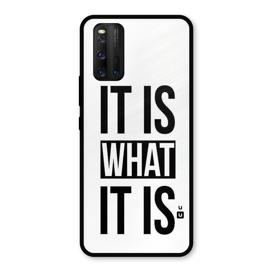 Itis What Itis Metal Back Case for iQOO 3