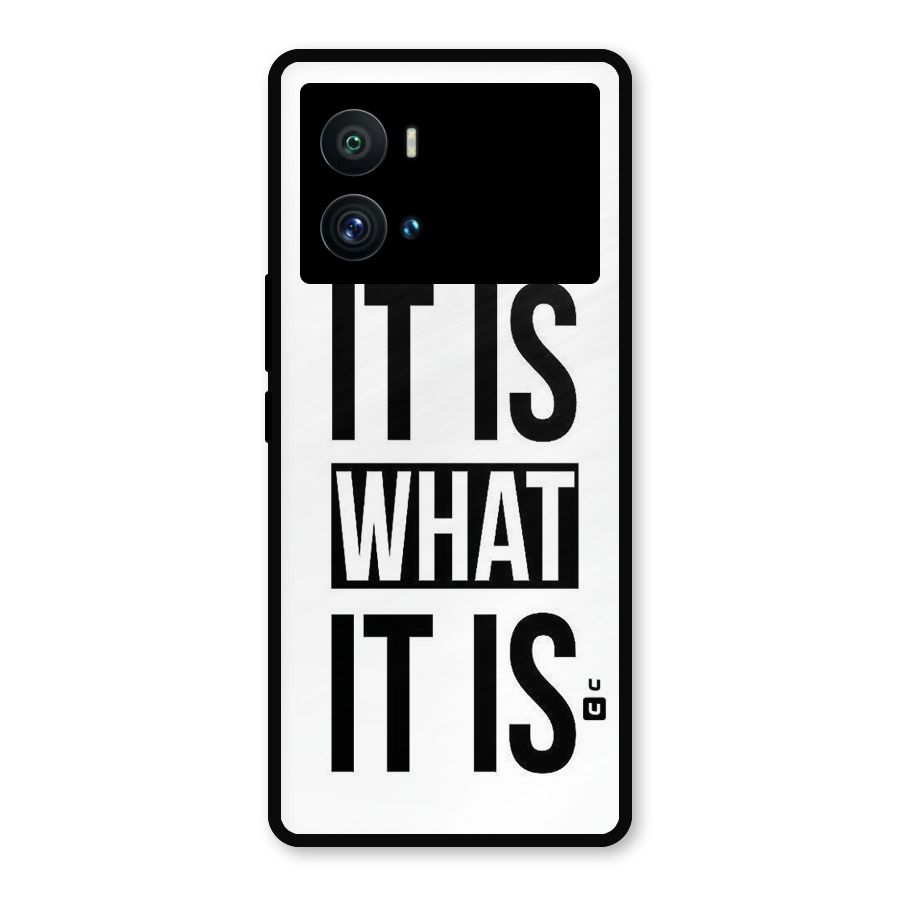 Itis What Itis Metal Back Case for iQOO 9 Pro