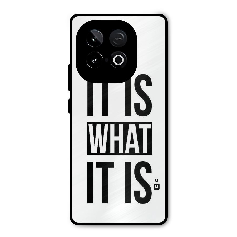 Itis What Itis Metal Back Case for iQOO Neo 10