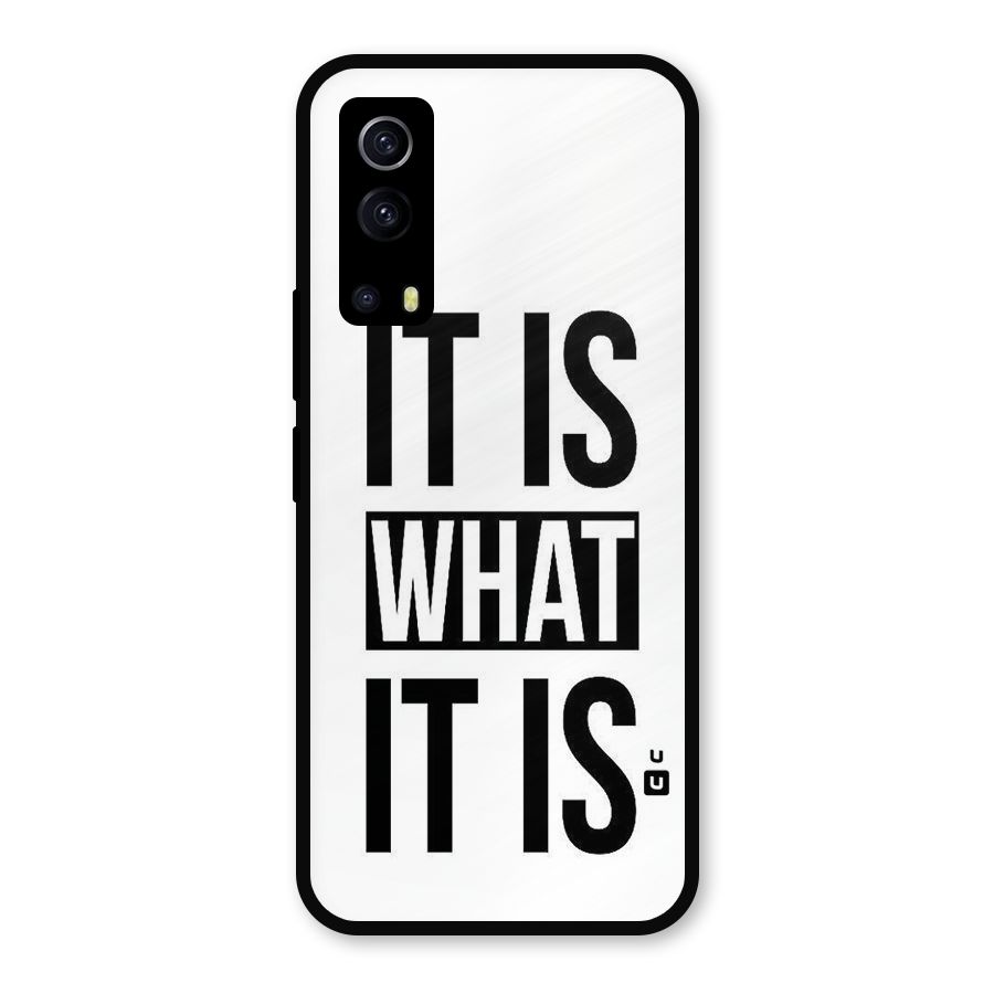 Itis What Itis Metal Back Case for iQOO Z3