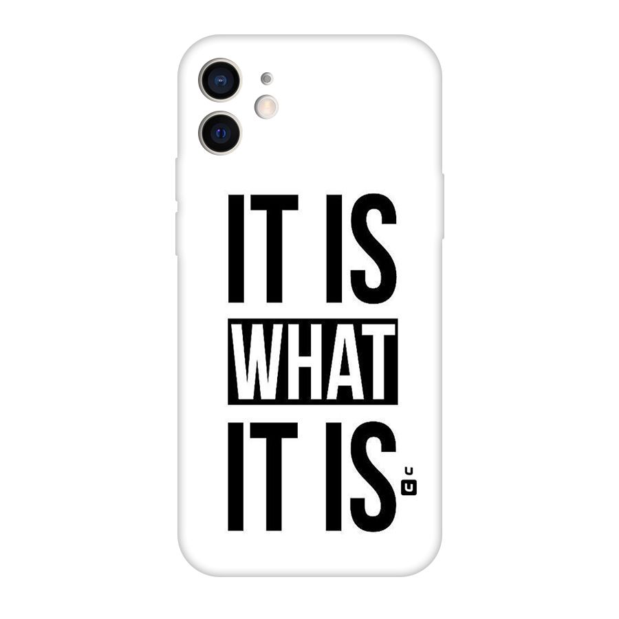 Itis What Itis Original Polycarbonate Back Case for iPhone 12