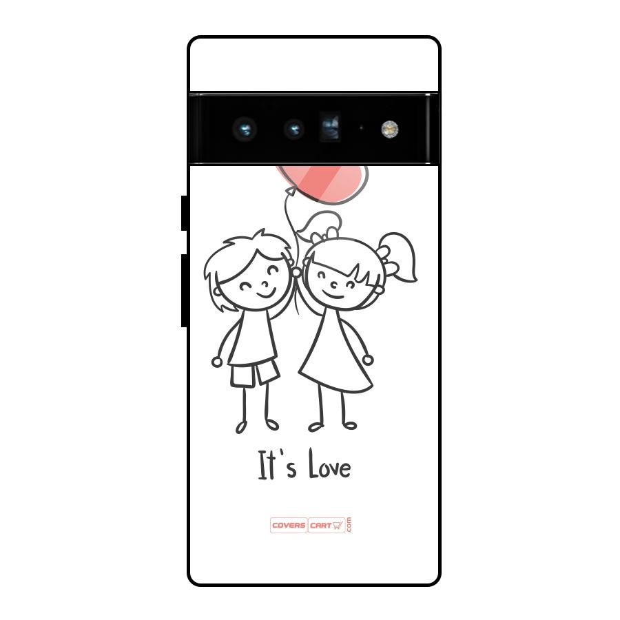 Its Love Glass Back Case for Google Pixel 6 Pro
