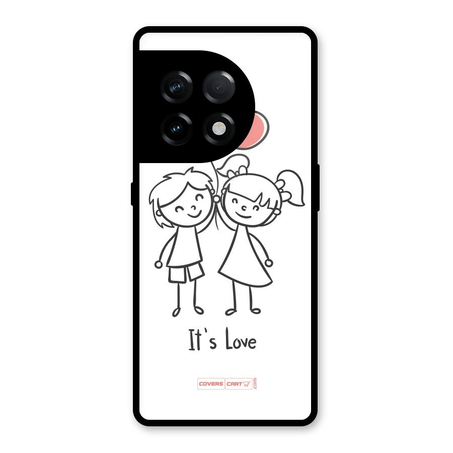 Its Love Glass Back Case for OnePlus 11R