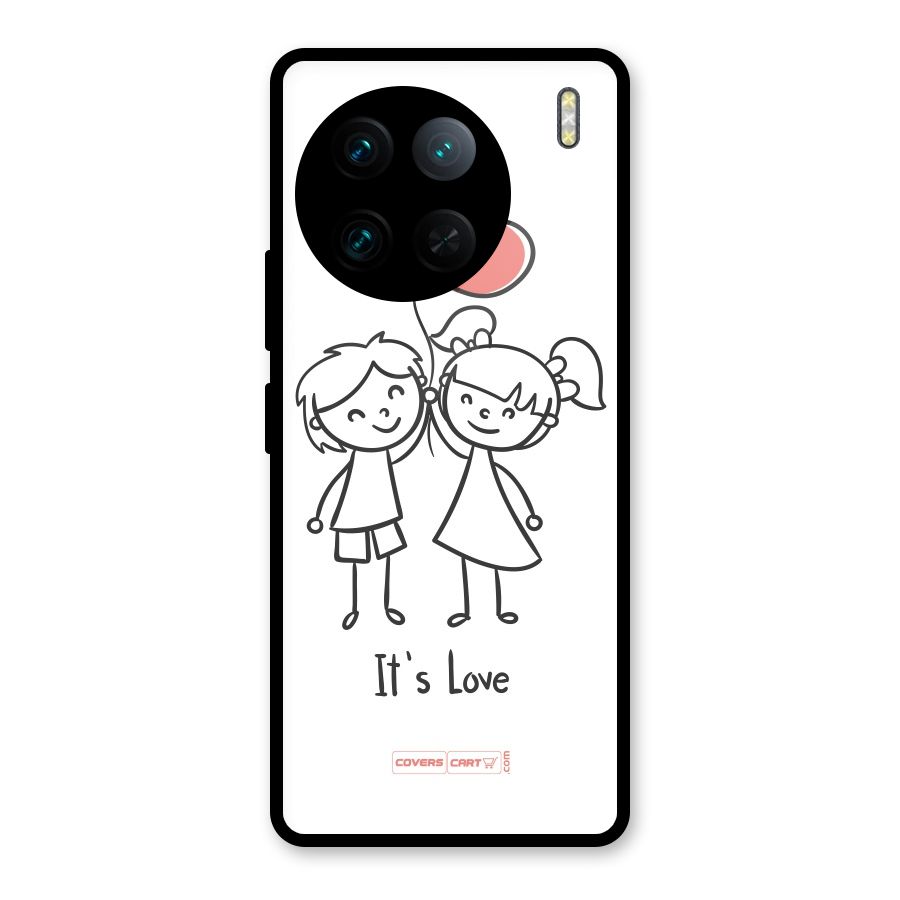 Its Love Glass Back Case for Vivo X90 Pro