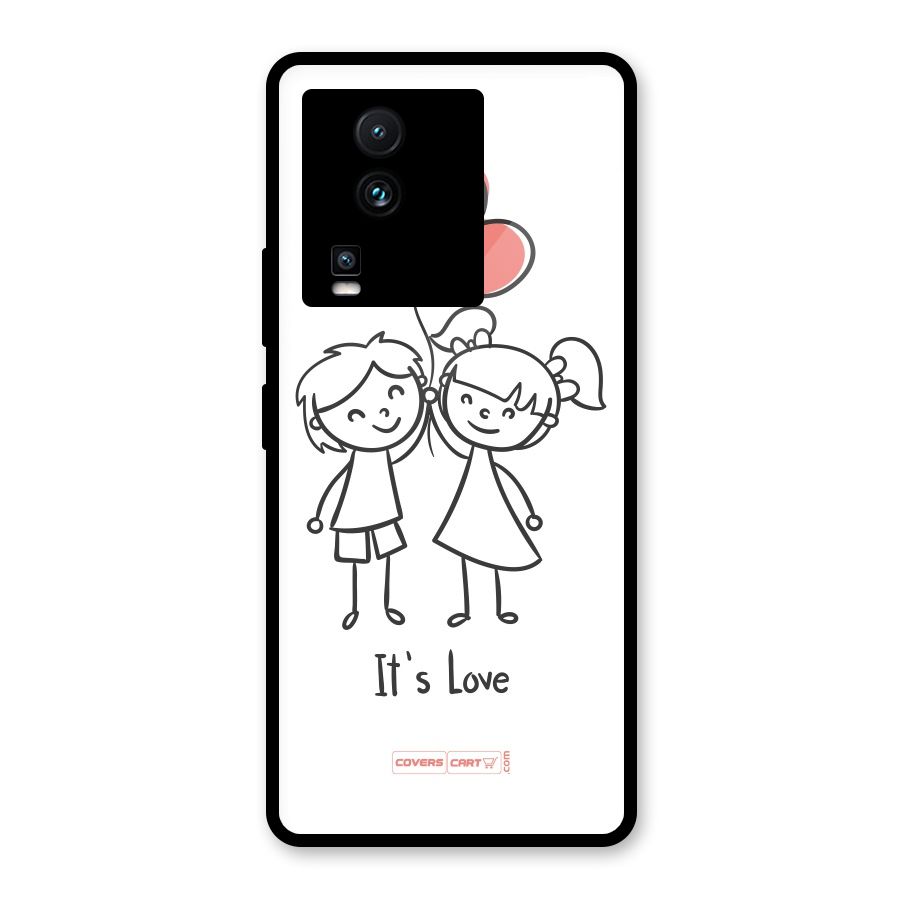 Its Love Glass Back Case for Vivo iQOO Neo 7