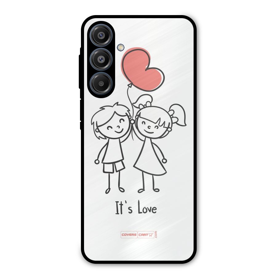 Its Love Metal Back Case for Galaxy A16 5G