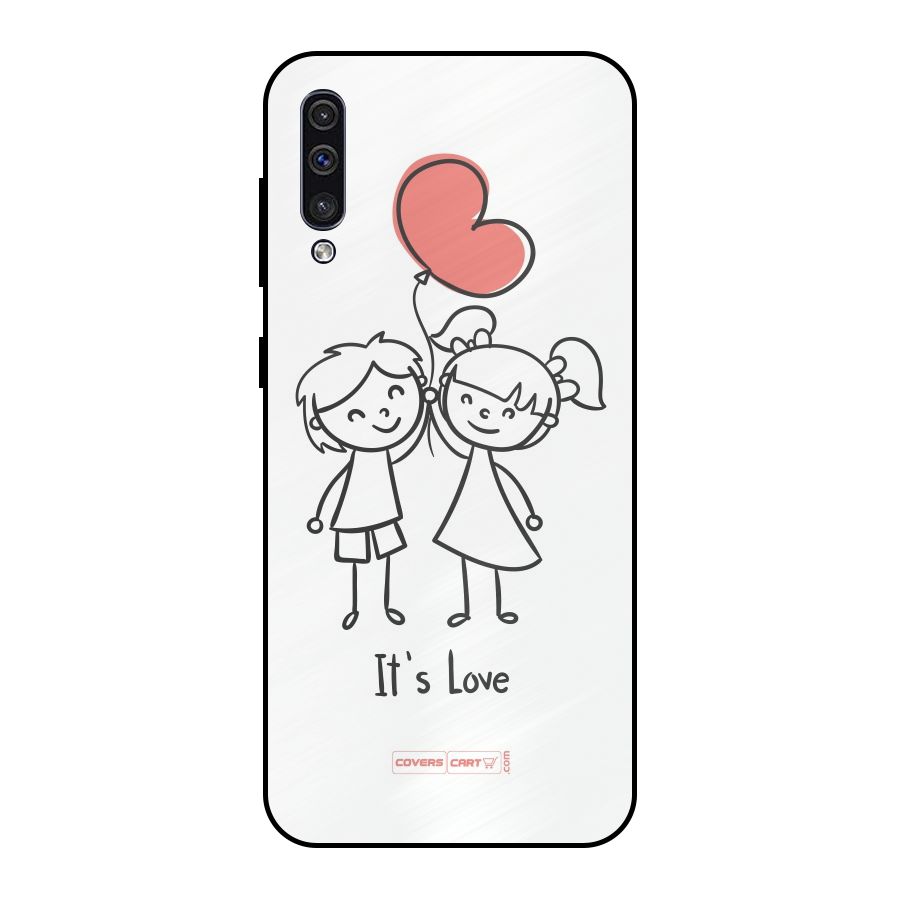 Its Love Metal Back Case for Galaxy A50s