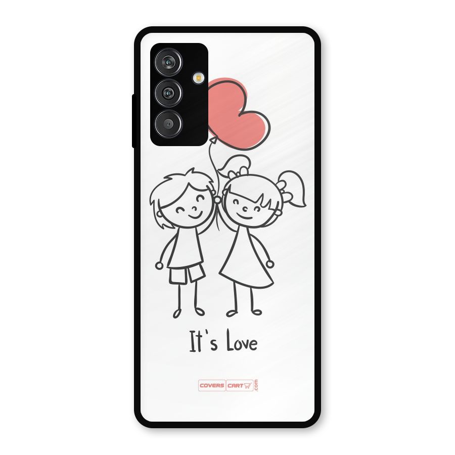 Its Love Metal Back Case for Galaxy F13