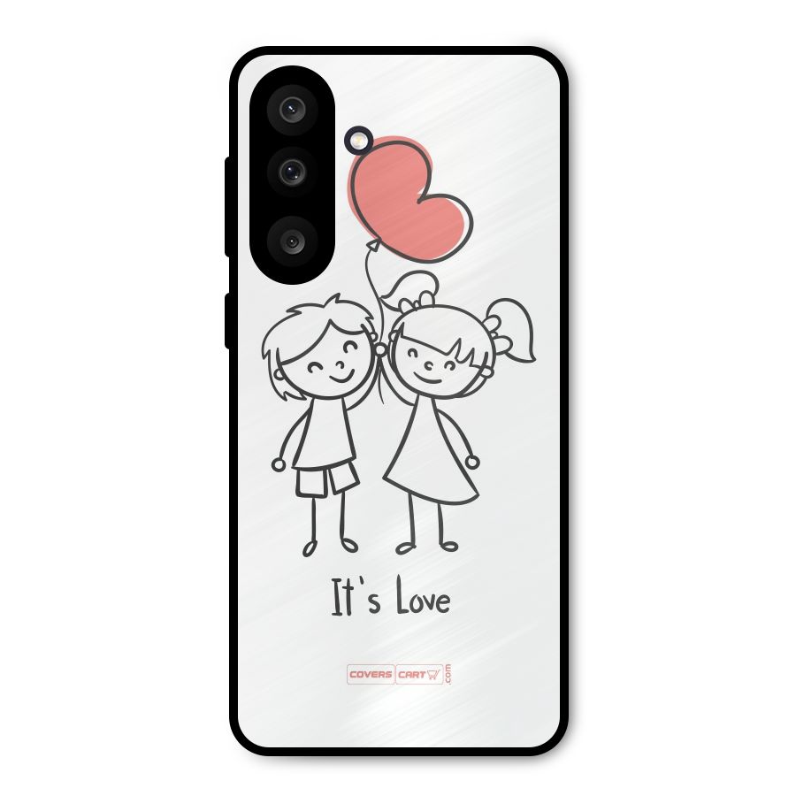 Its Love Metal Back Case for Galaxy F56