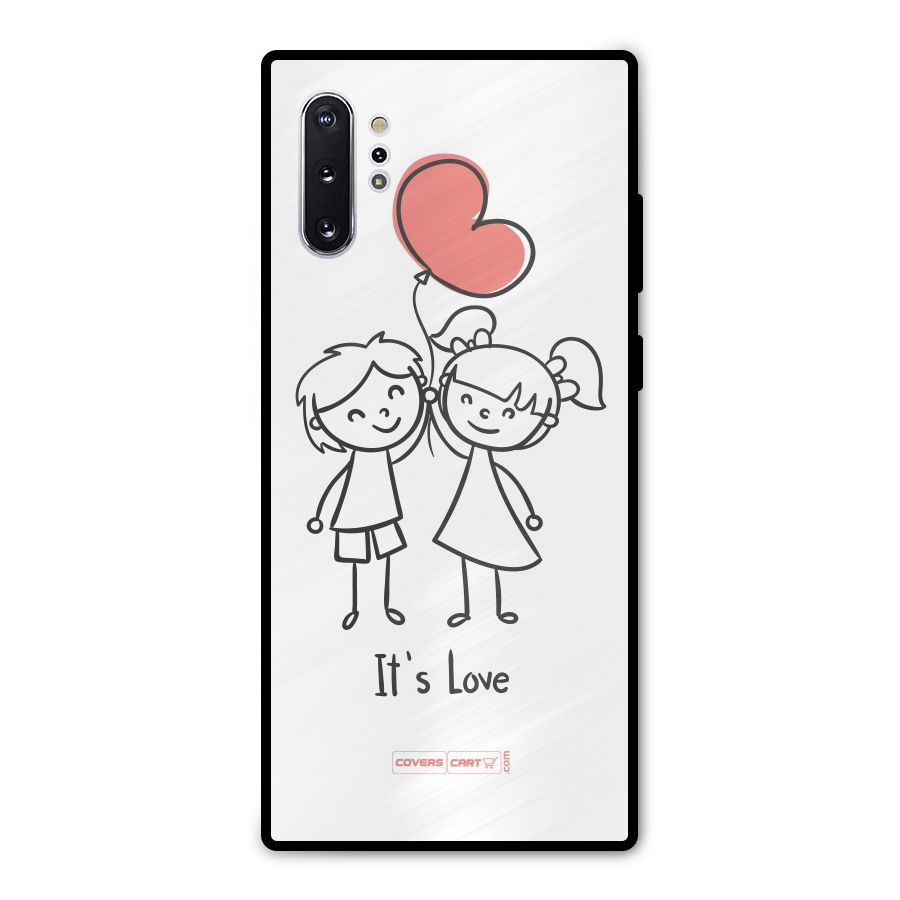 Its Love Metal Back Case for Galaxy Note 10 Plus