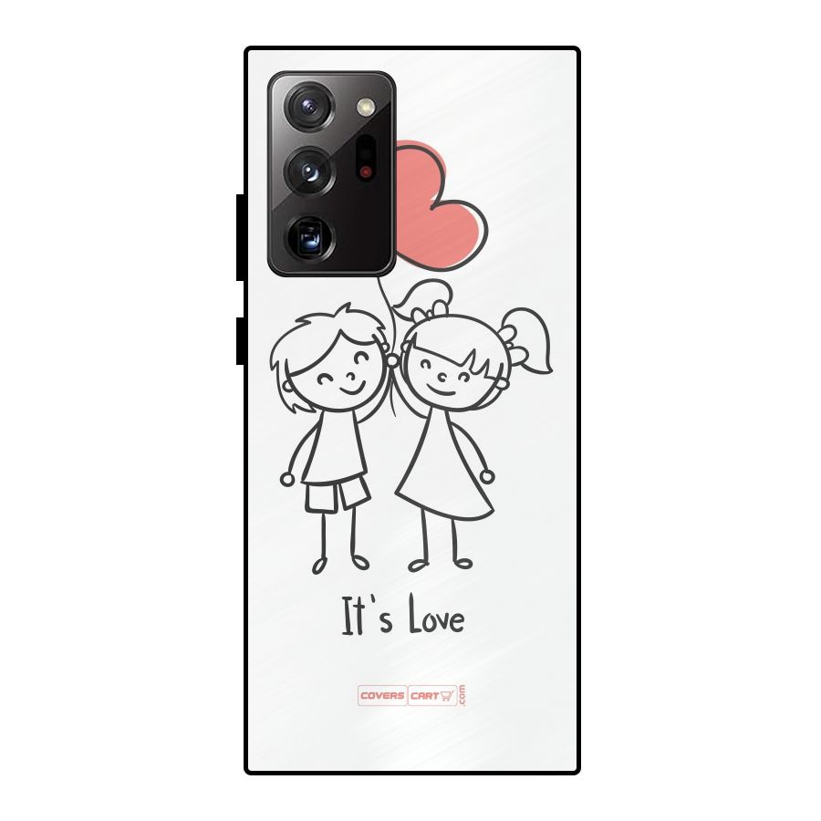 Its Love Metal Back Case for Galaxy Note 20 Ultra