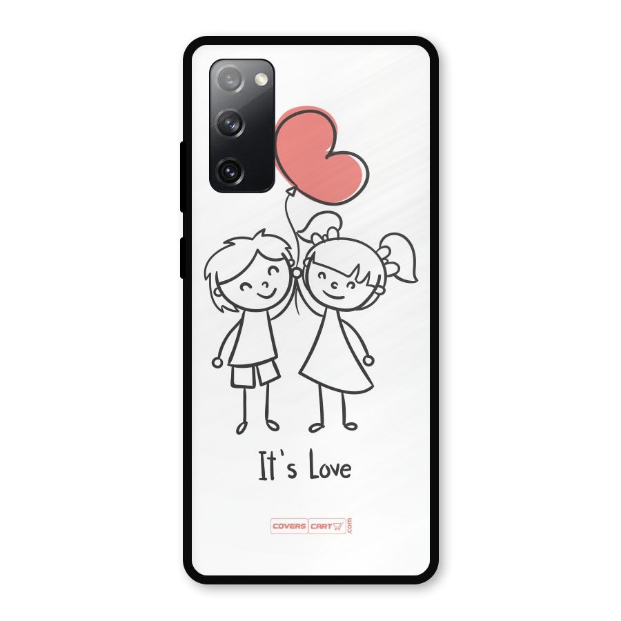Its Love Metal Back Case for Galaxy S20 FE