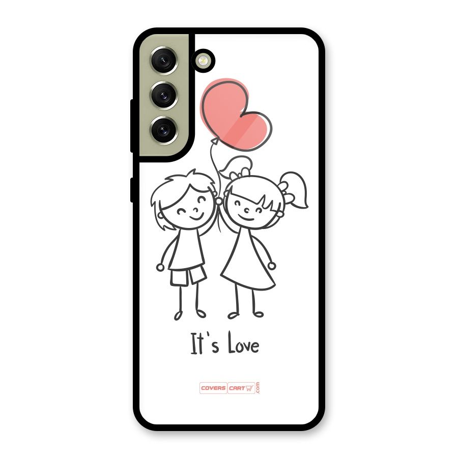 Its Love Metal Back Case for Galaxy S21 FE 5G (2023)