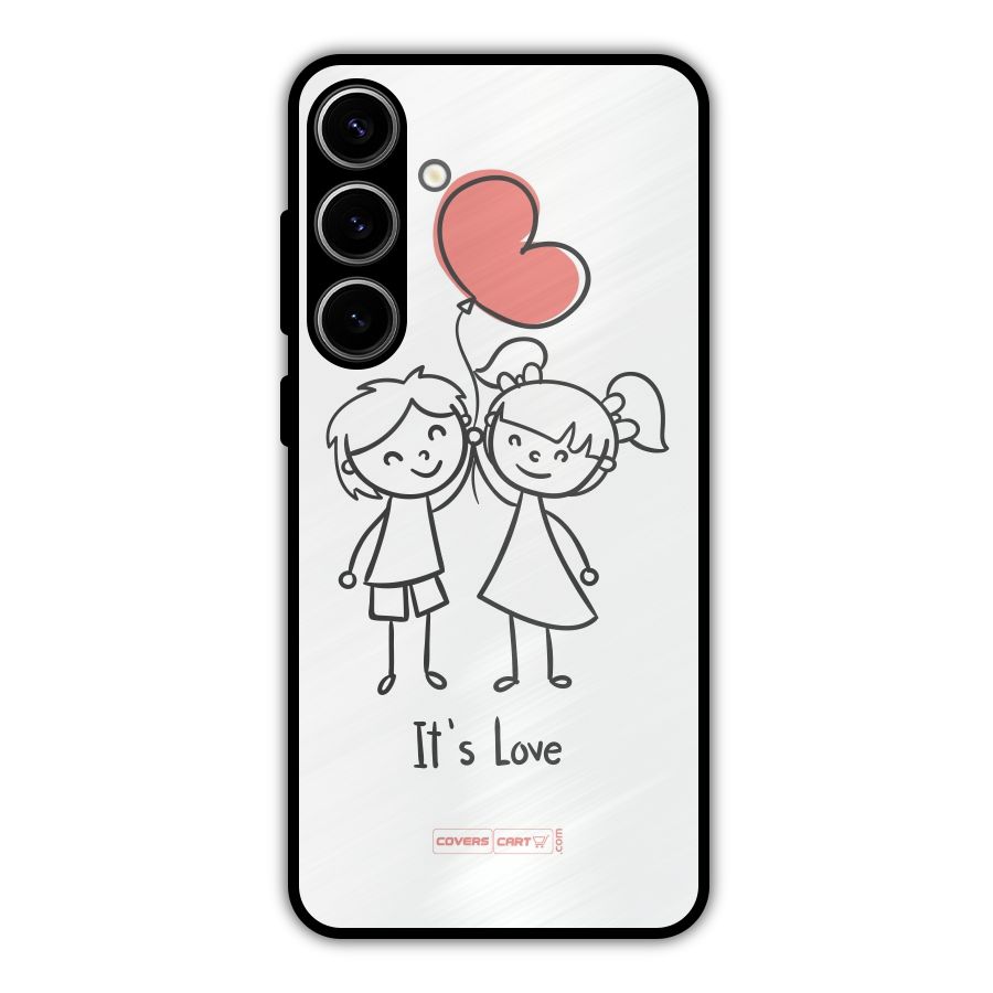 Its Love Metal Back Case for Galaxy S24 Plus