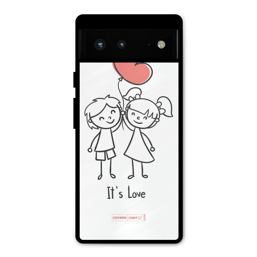 Its Love Metal Back Case for Google Pixel 6