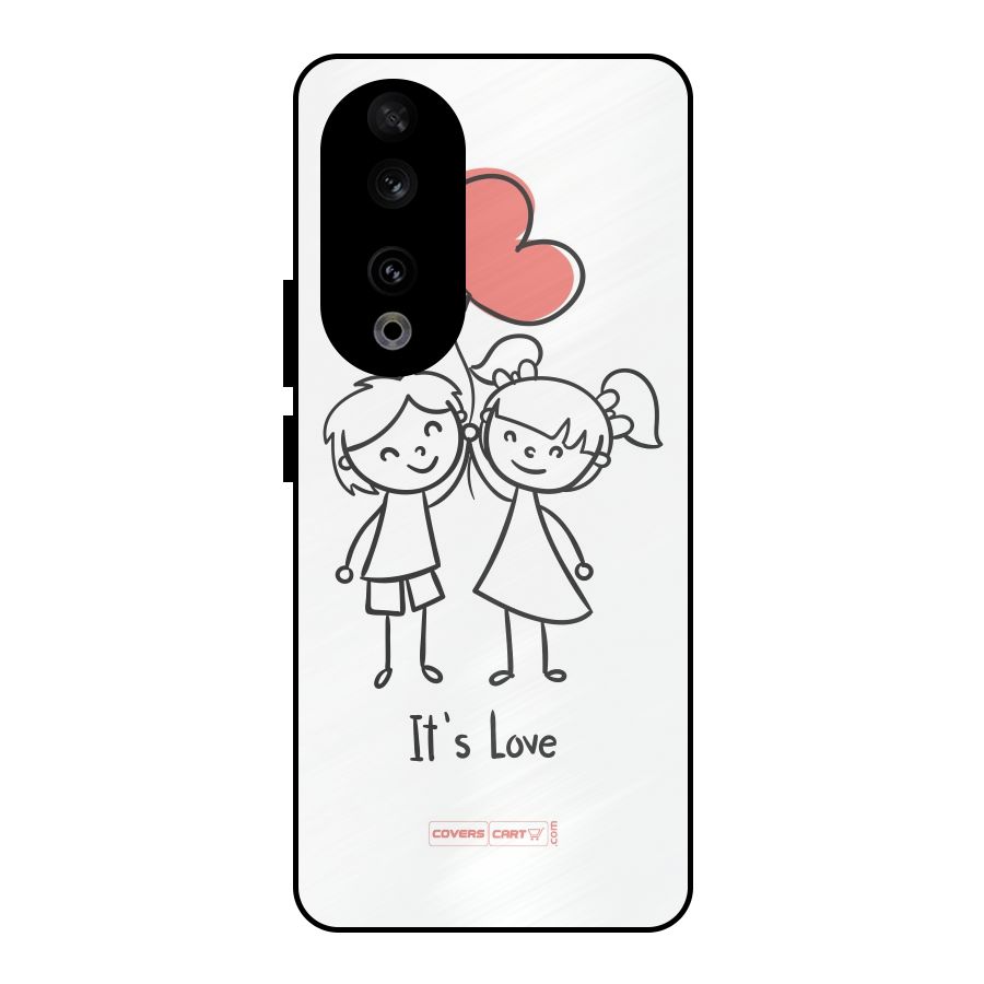 Its Love Metal Back Case for Honor 90