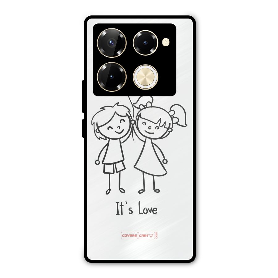 Its Love Metal Back Case for Infinix Note 40 Pro Plus
