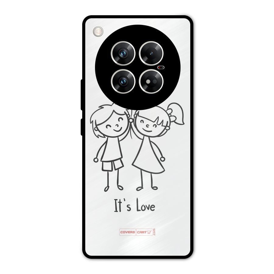 Its Love Metal Back Case for Infinix Zero 40 5G