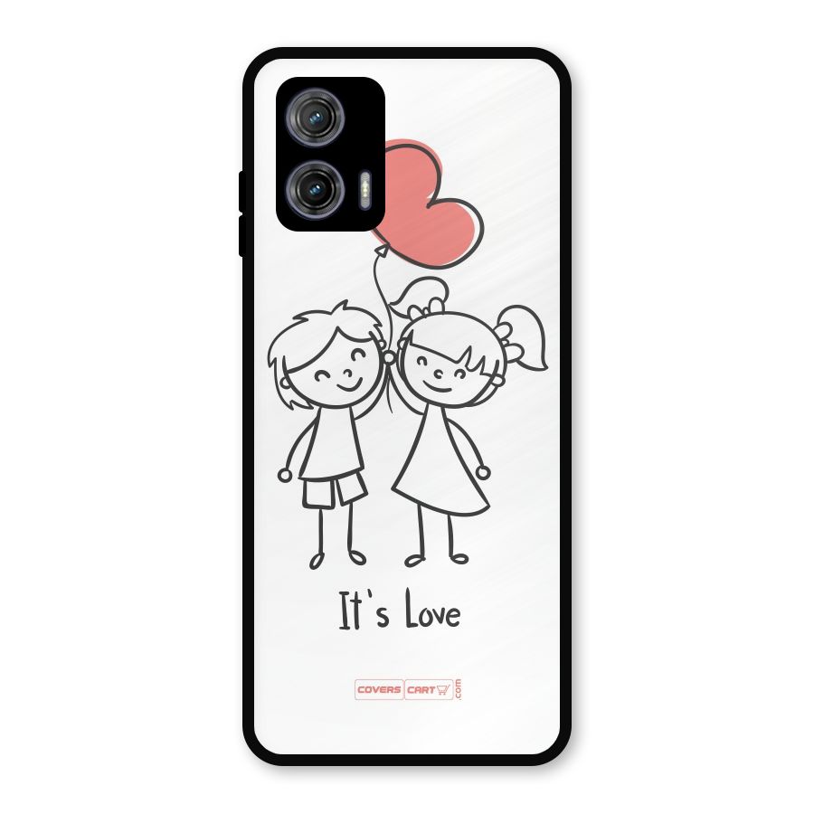 Its Love Metal Back Case for Moto G73