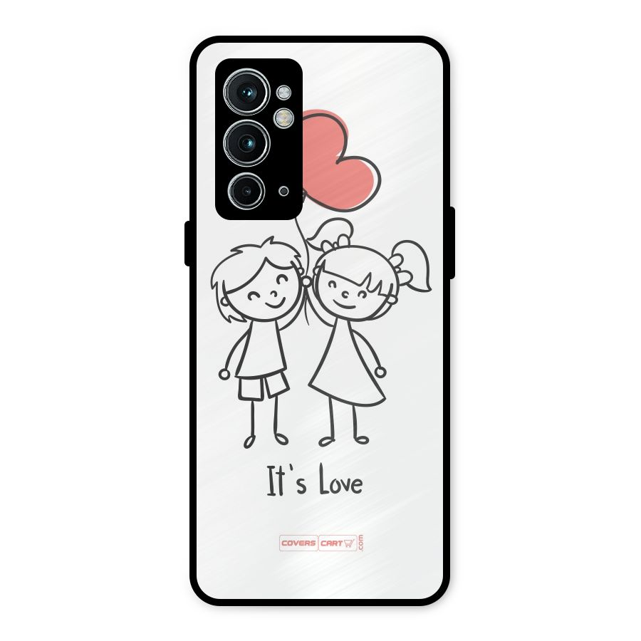 Its Love Metal Back Case for OnePlus 9RT 5G