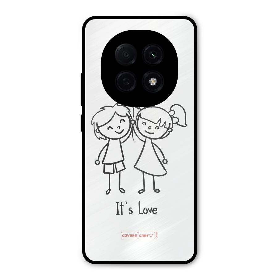 Its Love Metal Back Case for Oppo F29 Pro