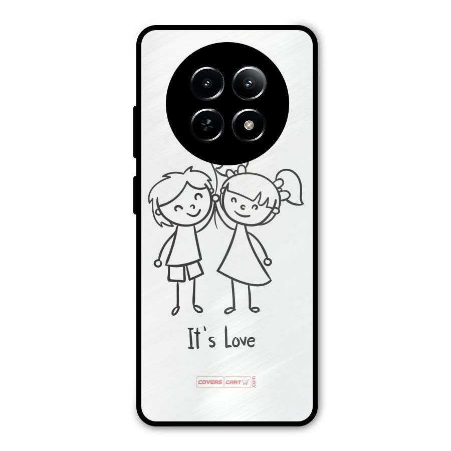 Its Love Metal Back Case for Realme 12 5G