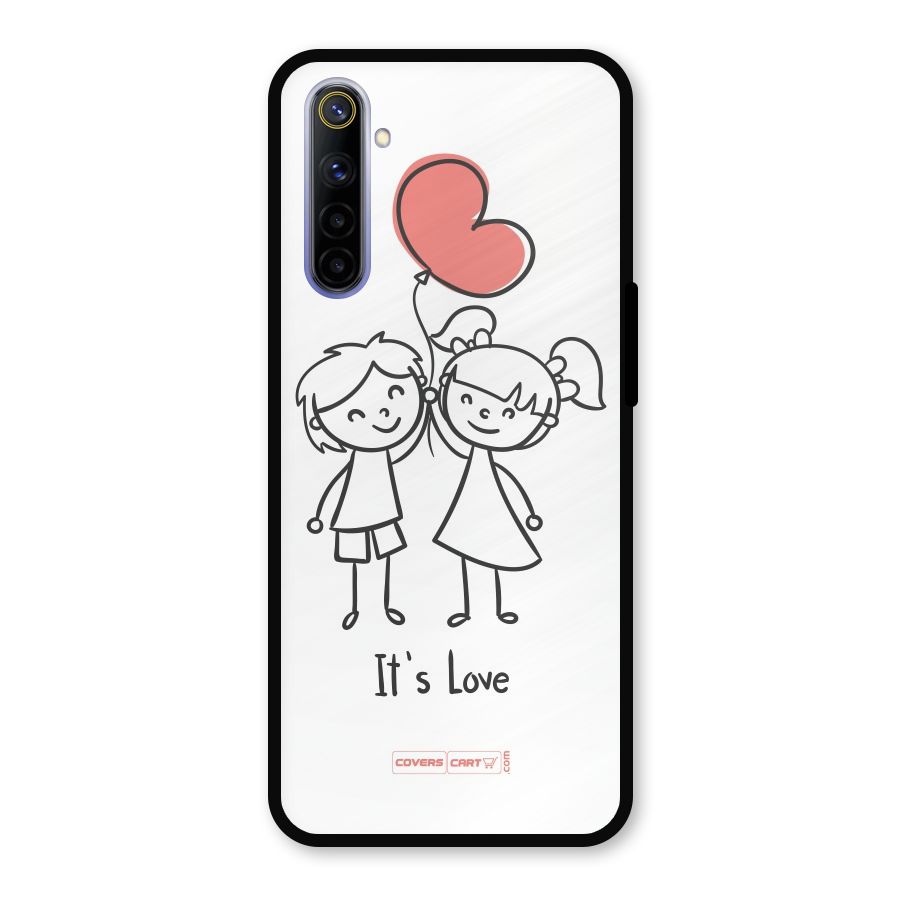 Its Love Metal Back Case for Realme 6i
