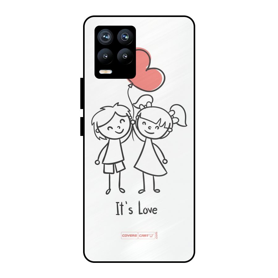 Its Love Metal Back Case for Realme 8 Pro