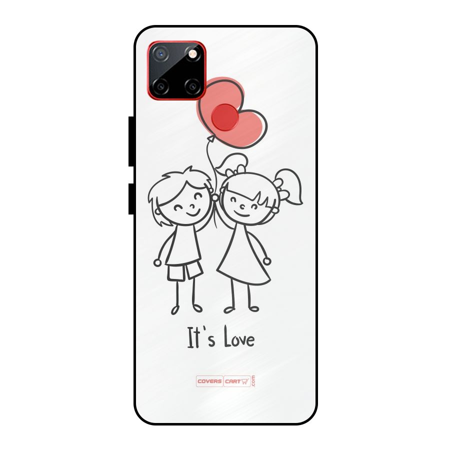 Its Love Metal Back Case for Realme C12