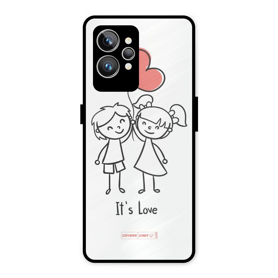 Its Love Metal Back Case for Realme GT2 Pro