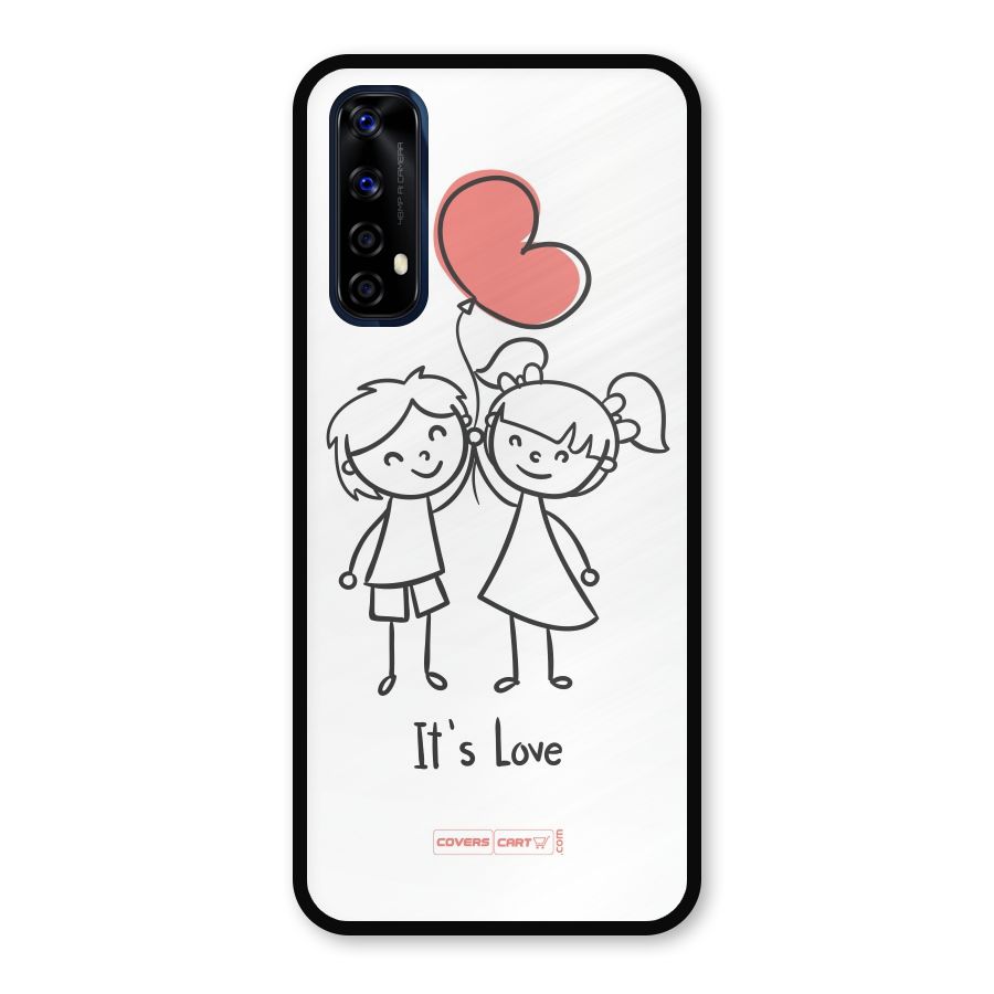 Its Love Metal Back Case for Realme Narzo 20 Pro