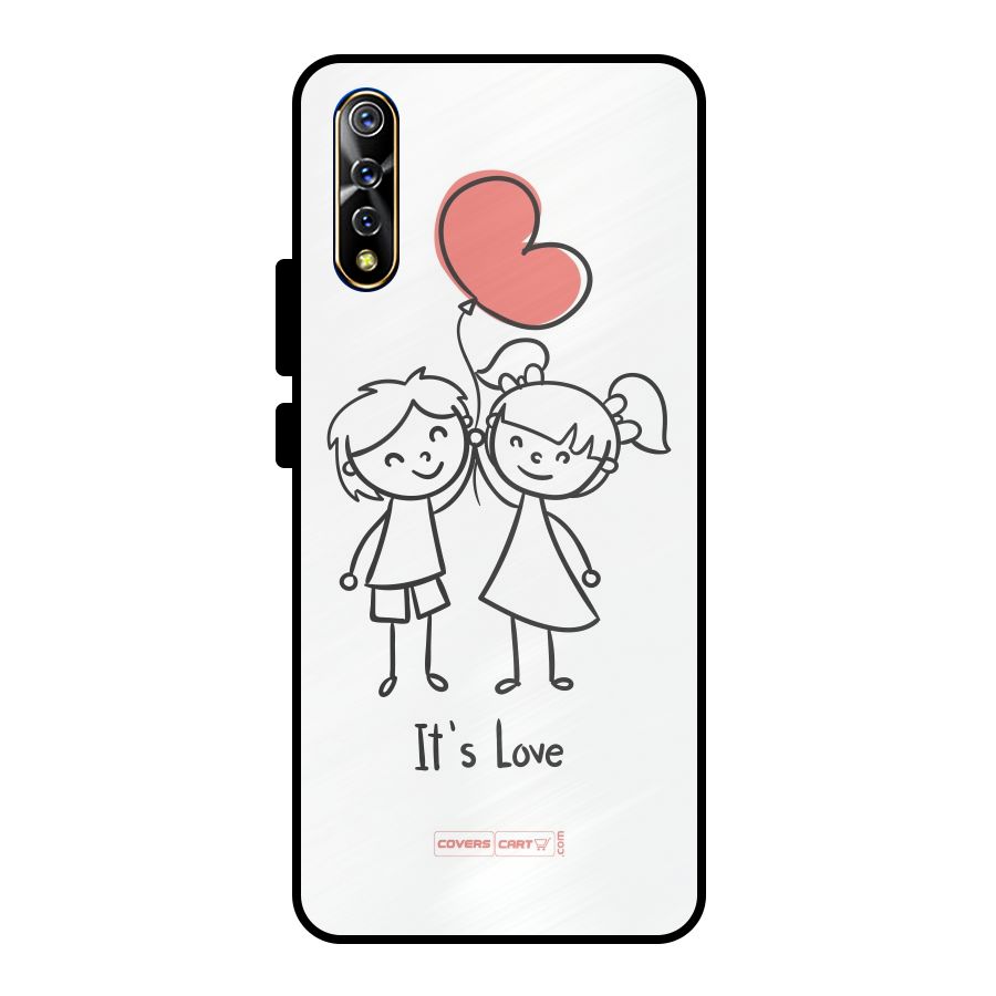 Its Love Metal Back Case for Vivo S1