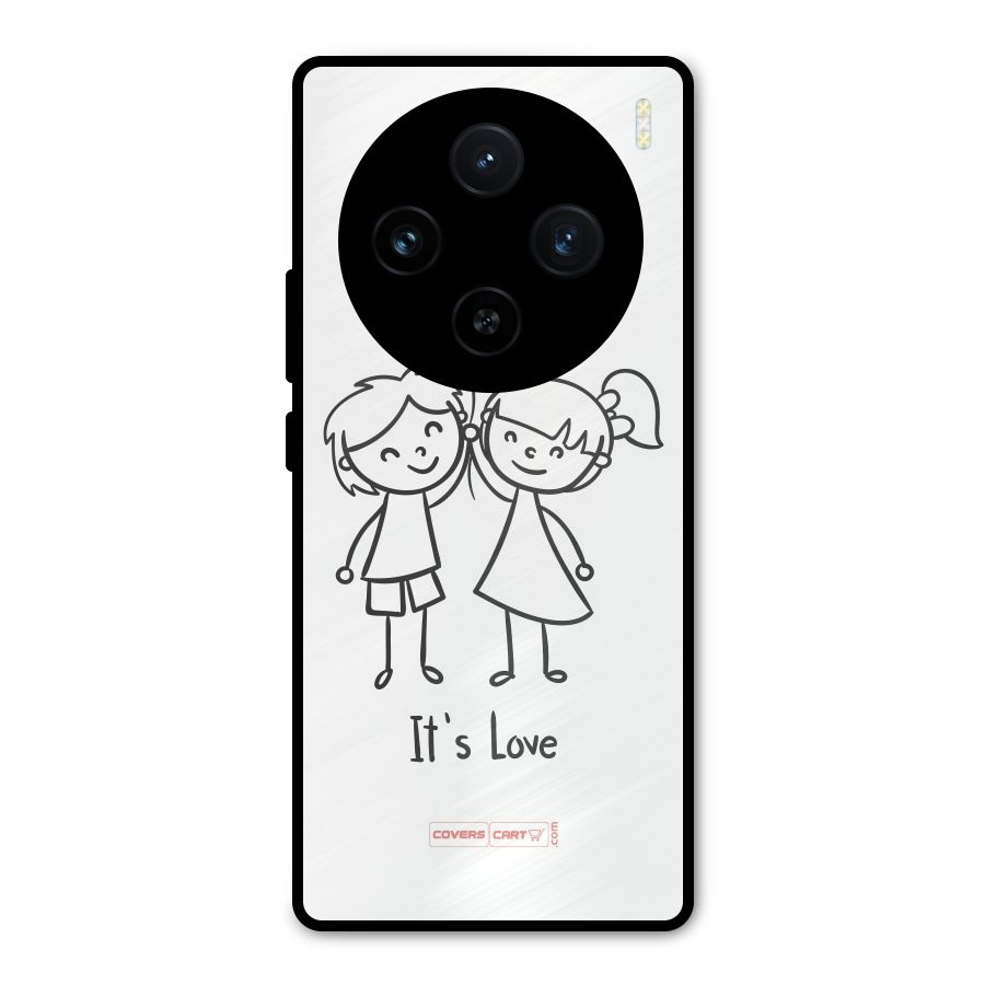 Its Love Metal Back Case for Vivo X100