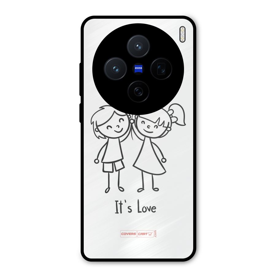 Its Love Metal Back Case for Vivo X200
