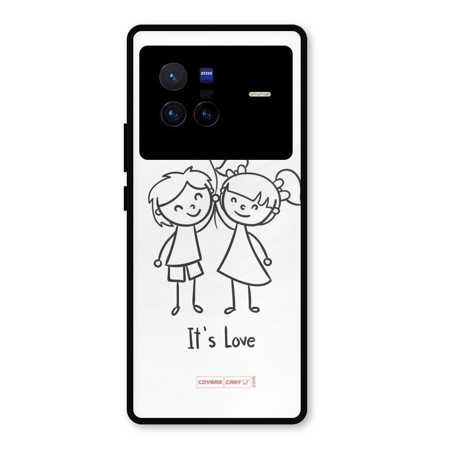 Its Love Metal Back Case for Vivo X80