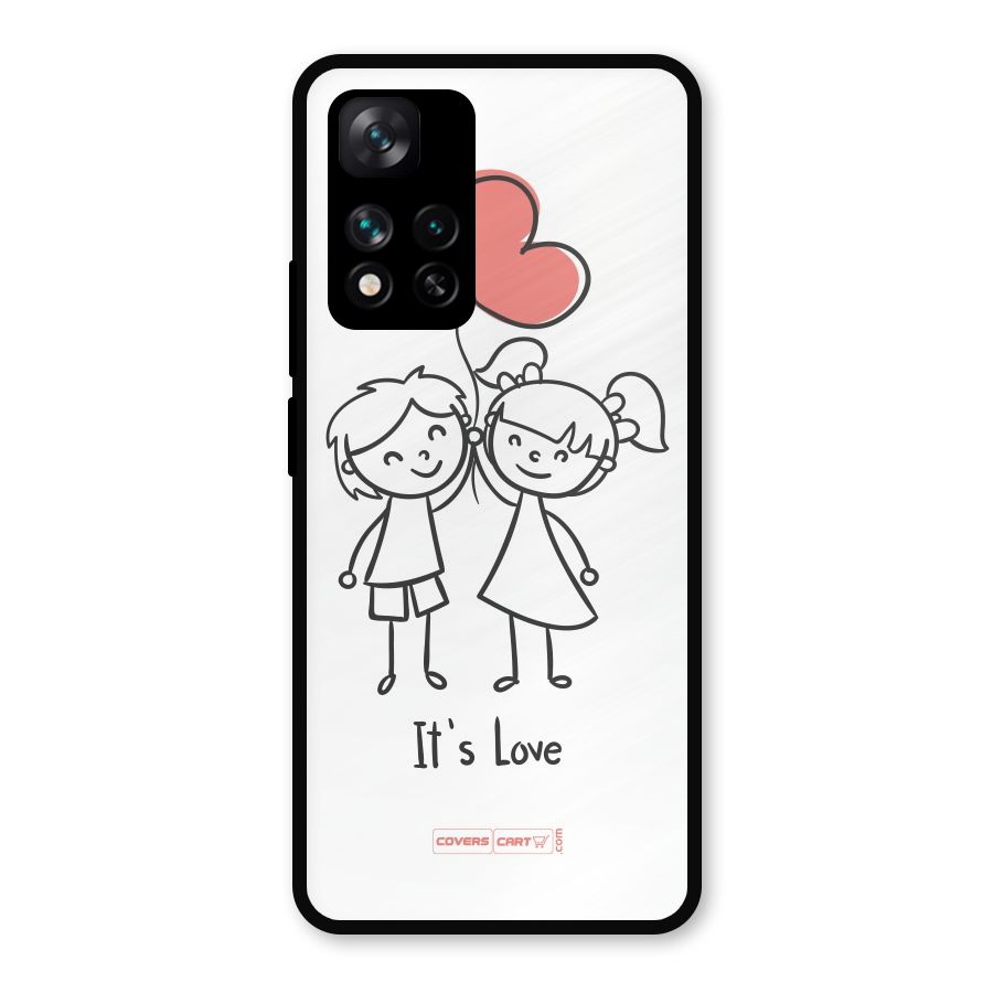 Its Love Metal Back Case for Xiaomi 11i Hypercharge 5G