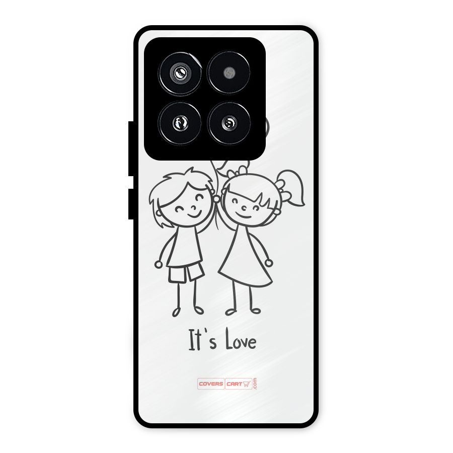 Its Love Metal Back Case for Xiaomi 14 Pro